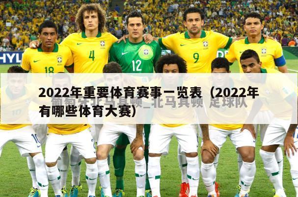 2022年重要体育赛事一览表（2022年有哪些体育大赛）